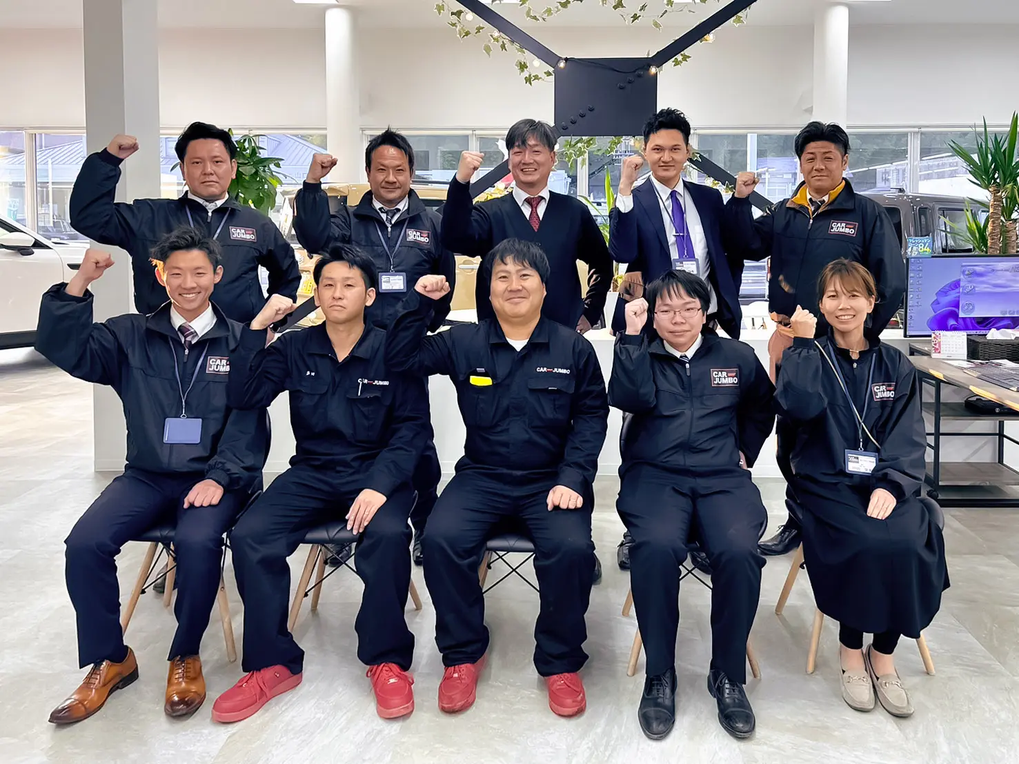 若手とベテランの写真