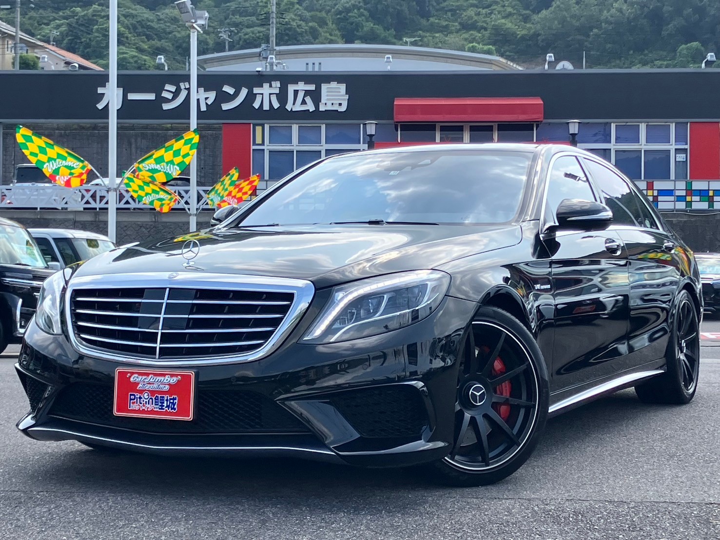 H25年式　AMG　Sクラス　S63 AMG4マチロング AMGダイナミックP　サンルーフ　Ｂｕｒｍｅｓｔｅｒ　ＡＭＧレッドキャリパー　４ＷＤ　純正メーカーナビ　純正ＡＷ２０インチ　001119　【233】