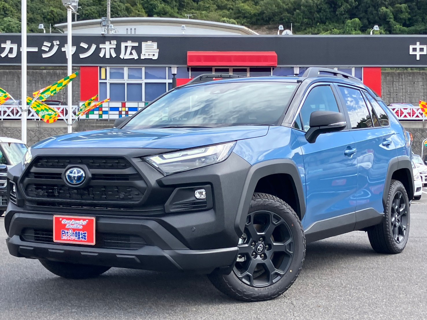 R6年式　トヨタ　RAV4ハイブリッド　アドベンチャーオフロードパッケージ2　10.5インチ純正DA　フルセグ　ETC2.0　パノラミックビューモニター　純正AW18インチ　4059055　【233】