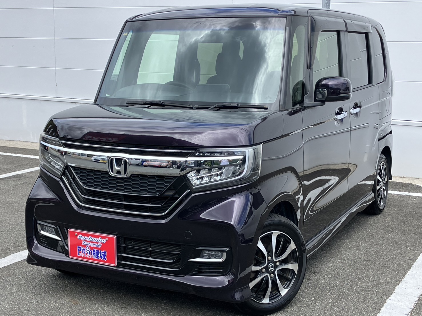 H29年式　HONDA　N-BOXカスタム　G・L　ナビ/TV　両側電装スライドドア　バックカメラ　★新入荷★　【77,300km】　1056604