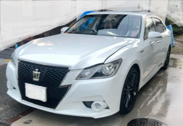H27年式　クラウンハイブリッド　アスリートSブラックスタイル　🚗ユーザー様買取車🚗　黒レザー　サンルーフ　純正ナビ　バックカメラ　【112,700km】　25-0538