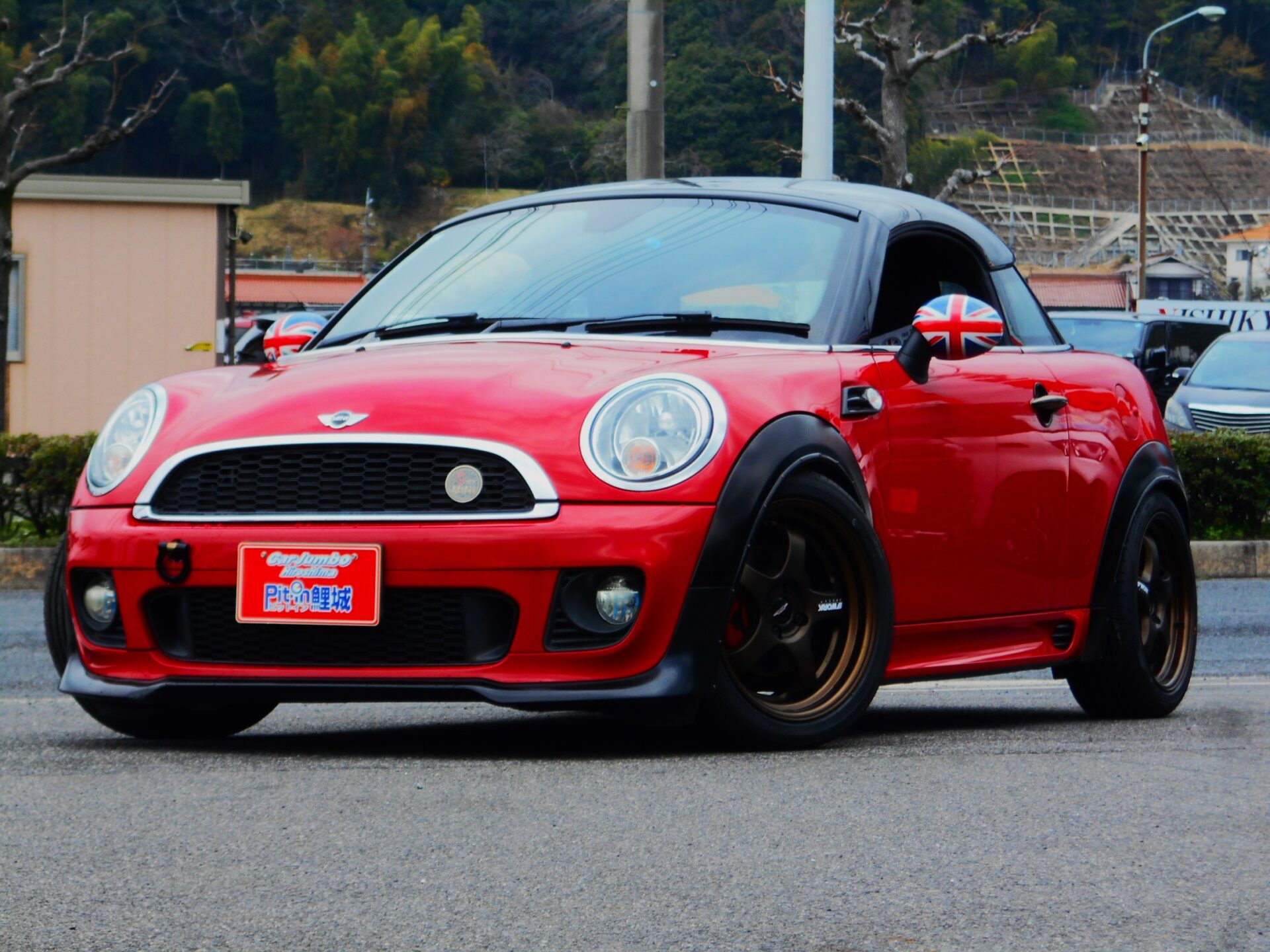 Ｈ２５　ＭＩＮＩ　ＣＯＯＰＥＲ　クーペ　２人乗りクーペ　JＣＷエアロ　ＷＯＲＫ１７アルミ