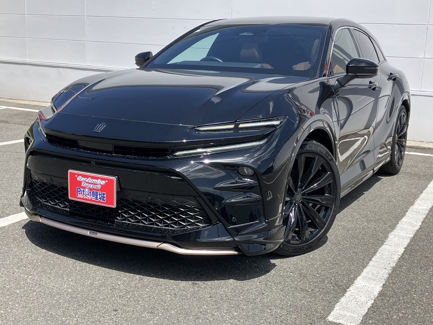 R5年式　TOYOTA　クラウンスポーツ　スポーツZ(HEV)　メーカーナビ  パノラミックビューモニター  パノラマルーフ　サンドブラウンレザー　HUD　トヨタチームメイト　モデリスタフルエアロ　【20,300km】　★新入荷★　4003408