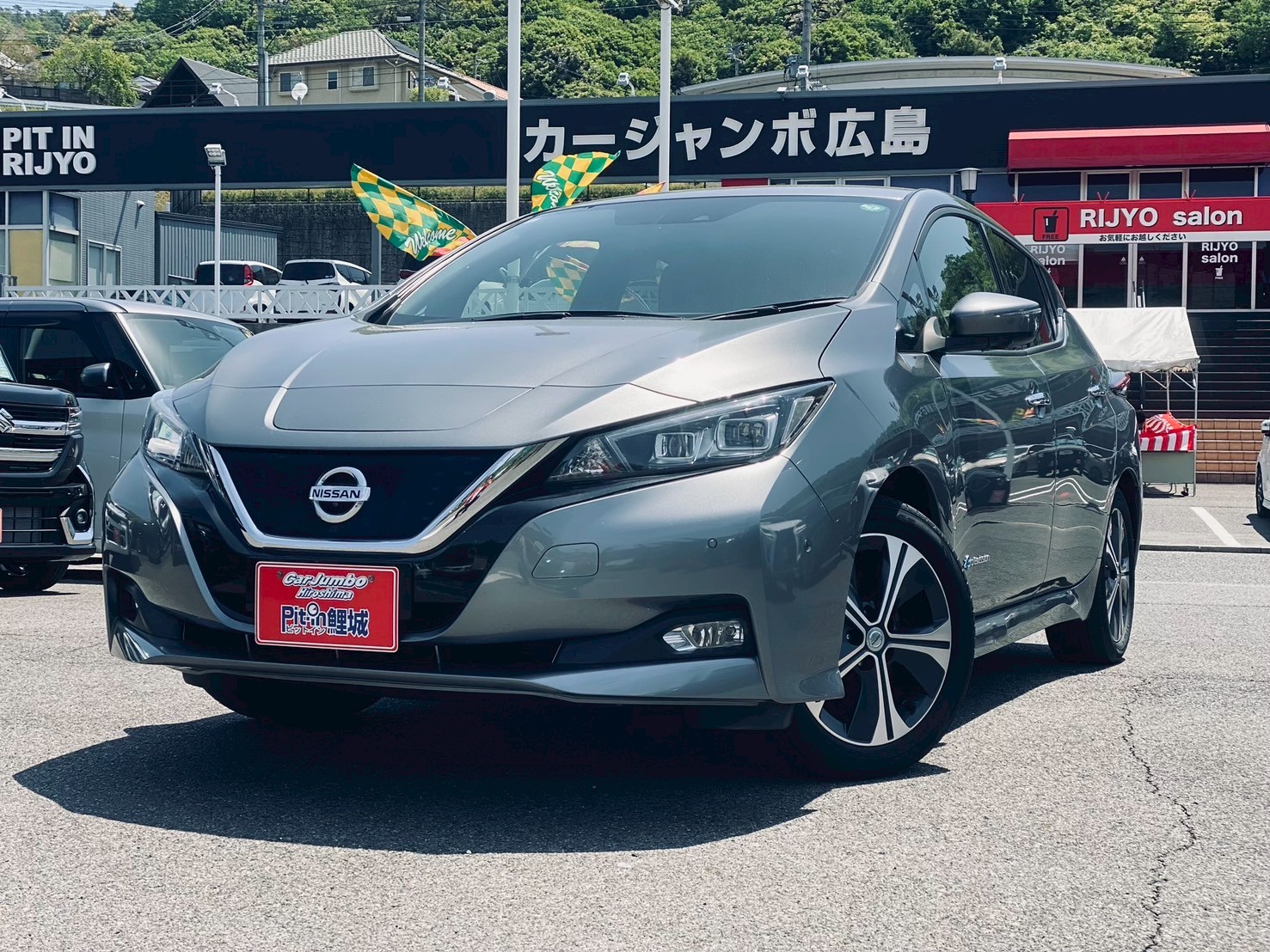 H29年式　ニッサン　リーフ　G　電気自動車　純正ナビ／アラウンドビューモニター／純正デジタルミラー／ドラレコ／スペアキー／プロパイロット／ＢＳＭ／ＥＴＣ／エマージェンシーブレーキ／全席シートヒーター／ハンドルヒーター／充電器／パーキングアシスト【002212】【234】