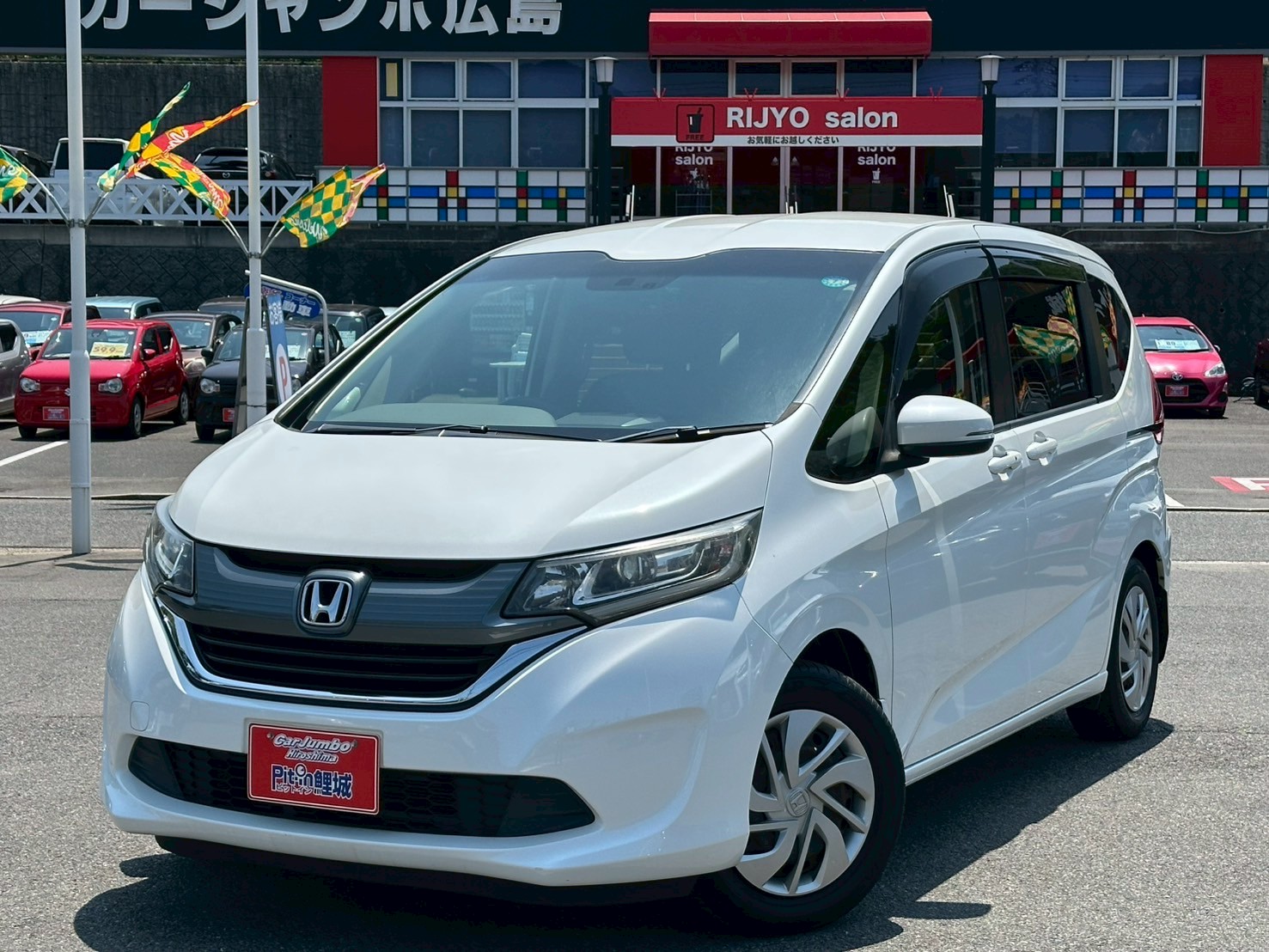 H２９年式　ホンダフリード　1.5G　1500CC　AT　※両側オートスライドドア・純正ナビ・バックモニター・ビルトインETC・LEDヘッドライト・キーレスプッシュスタート・スマートキー・電格ミラー・プライバシーガラス・シートリフター・前後ドライブレコーダー・オートライト・オートエアコン【246】