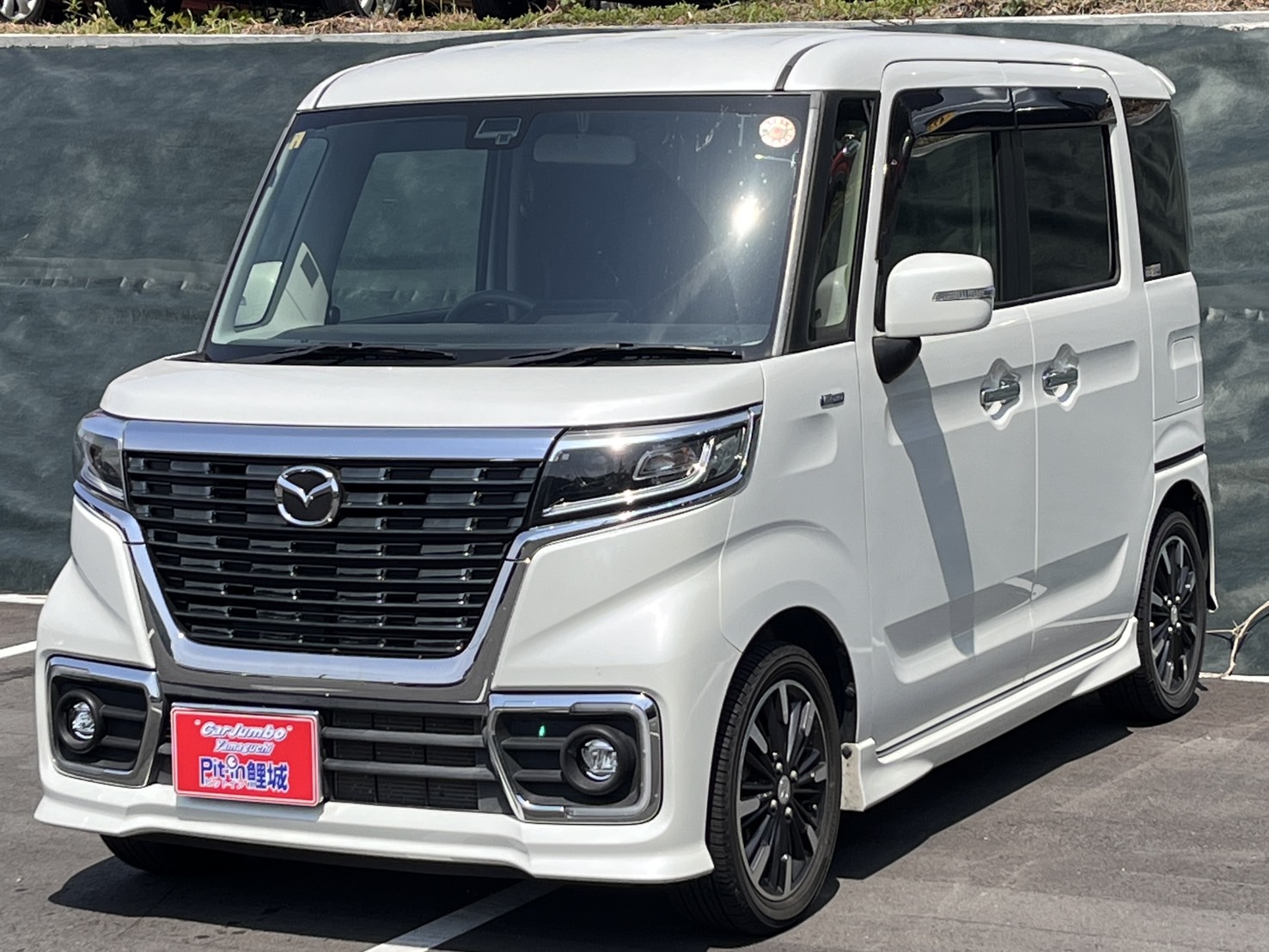 H30年式　フレアワゴンカスタムスタイル　ハイブリッドXS　社外ナビ　両側電動スライドドア　LEDヘッドライト　ワンオーナー　【69,750km】553115