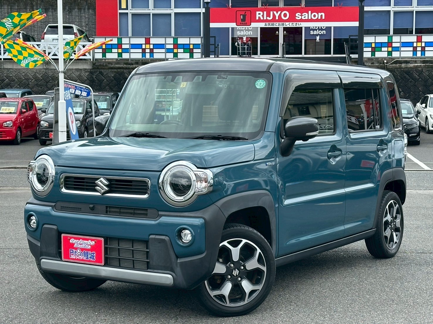 R２年式　スズキハスラー　ハイブリッドX　CVT　660CC　※純正９インチナビ・全方位モニター・LEDヘッドライト・オートライト・オートエアコン・前後ドラレコ・ETC・シートヒーター・スズキブレーキサポート・電格ミラー・Bluetooth・フルセグTV・純正アルミ・プライバシーガラス・USBソケット・サイドエアバッグ・カーテンエアバッグ【246】