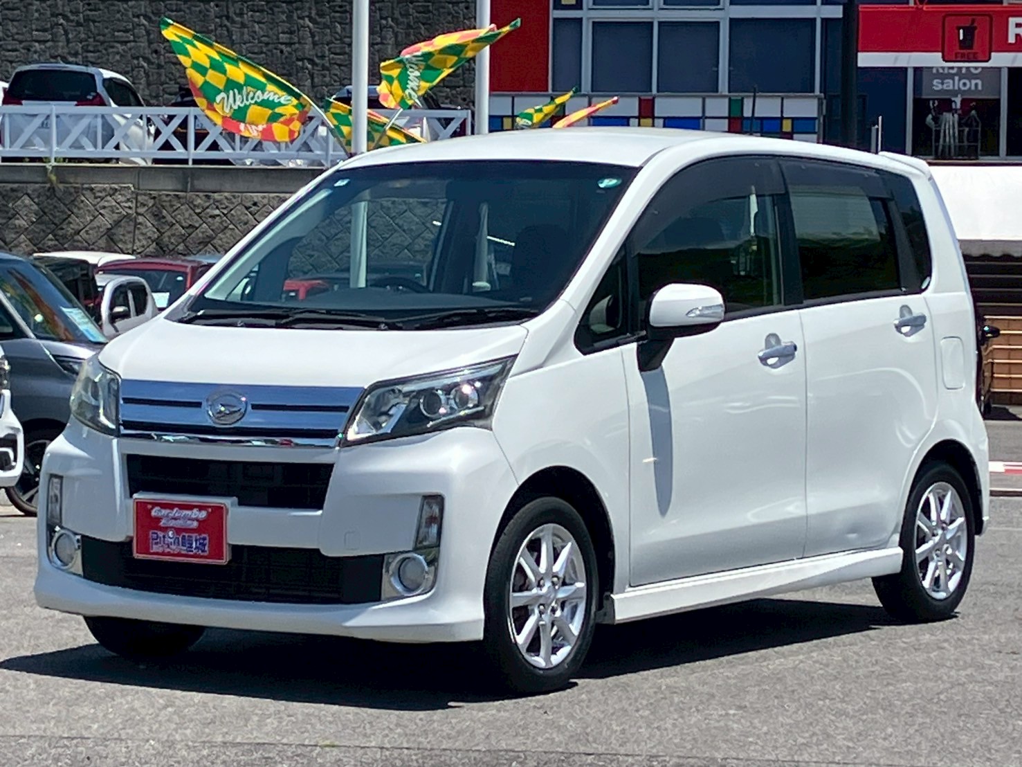H25年式　ダイハツ　ムーブカスタム　X_SA　660ｃｃ　スマートアシスト　純正ナビ　バックカメラ　ワンセグ　純正アルミホイール　スマートキー　【1022320】　78.200ｋｍ