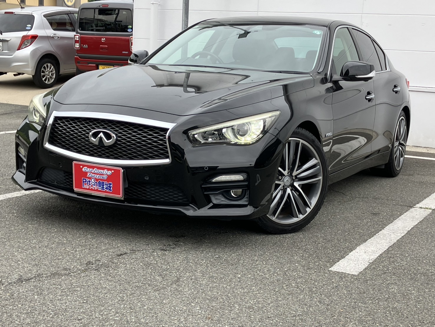 H27年式　スカイラインハイブリッド　350GTタイプSP　🌟最上級グレード🌟　アラウンドビュー　黒レザーシート　インテリジェントクルーズコントロール　【64,320km】　25-1259