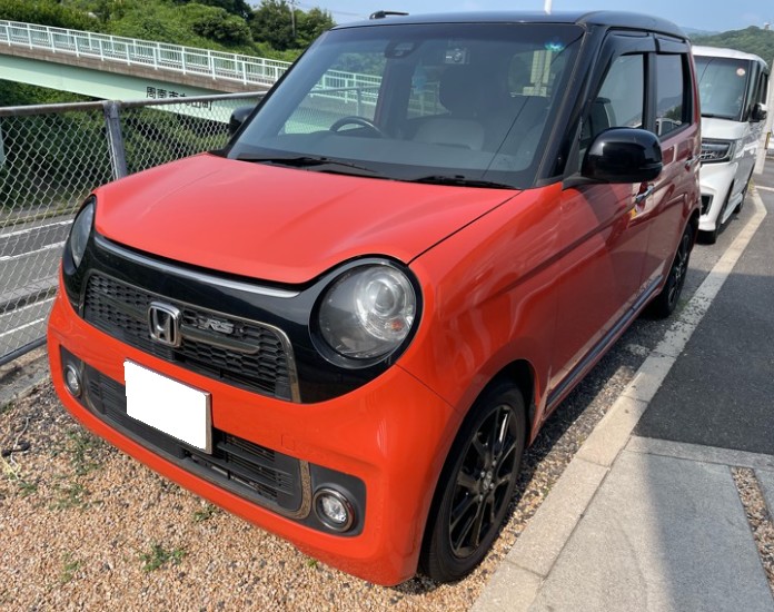 H30年式　N-ONE　RS　純正ナビ　バックモニター　ビルトインETC　ドライブレコーダー前後　純正15インチアルミホイール　ハーフレザーシート　【72,150km】4300321