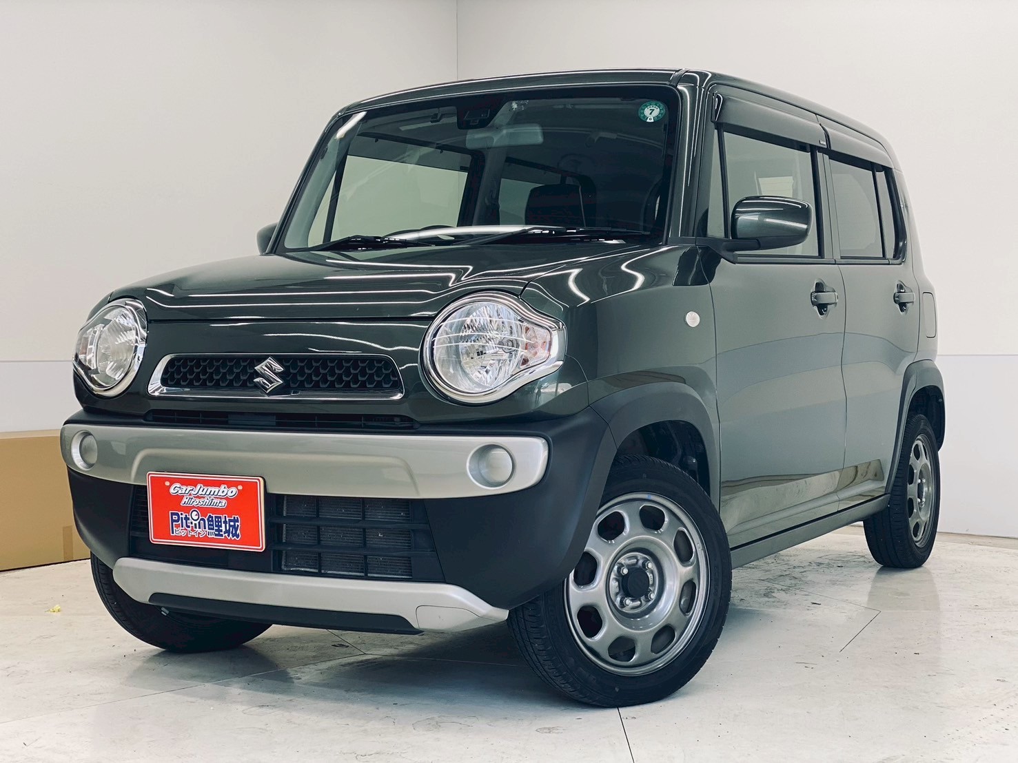 H30年式　スズキ　ハスラー　G-4WD　社外ナビ／フルセグＴＶ／Ｂｌｕｅｔｏｏｔｈ／プッシュスタートボタン／オートエアコン／衝突安全防止／スズキセーフティ／スペアキー／アイドリングストップ／ＥＴＣ／前席シートヒーター【234】【312897】