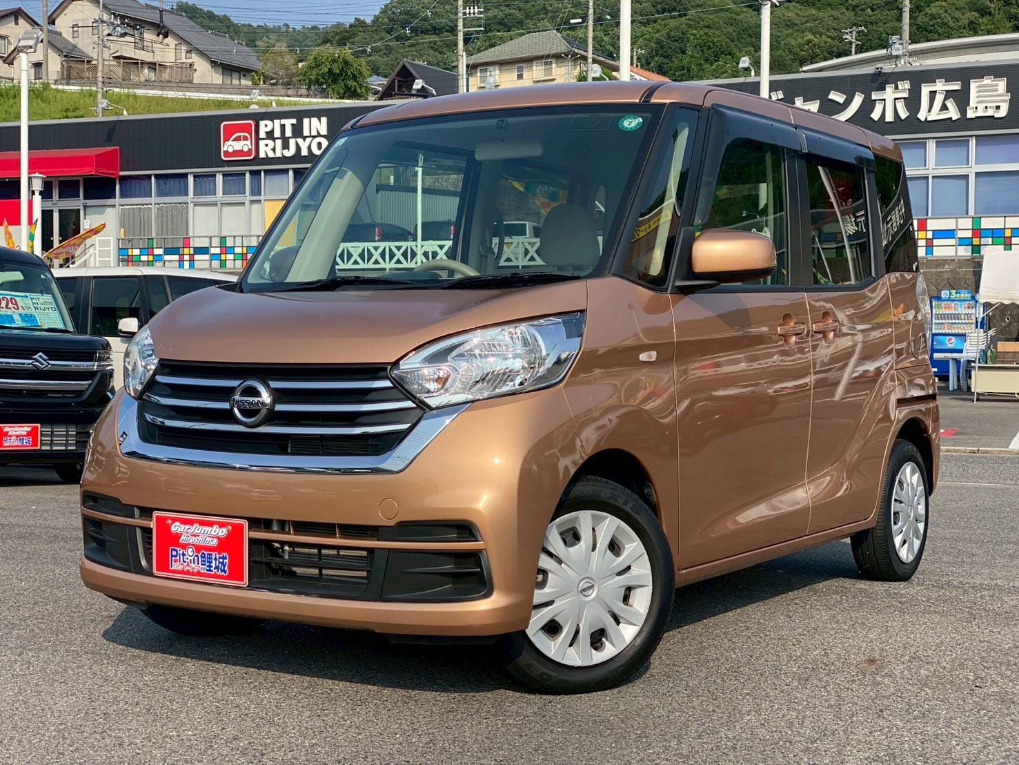 H31年式　ニッサン　デイズルークス　Sエマージェンシーブレーキレス　社外ナビ／ＥＴＣ／スライドドア／ワンセグＴＶ／ラジオ／ＣＶＴ／マニュアルエアコン／パワーステアリング／パワーウィンドウ／ベージュシート【234】【0554029】