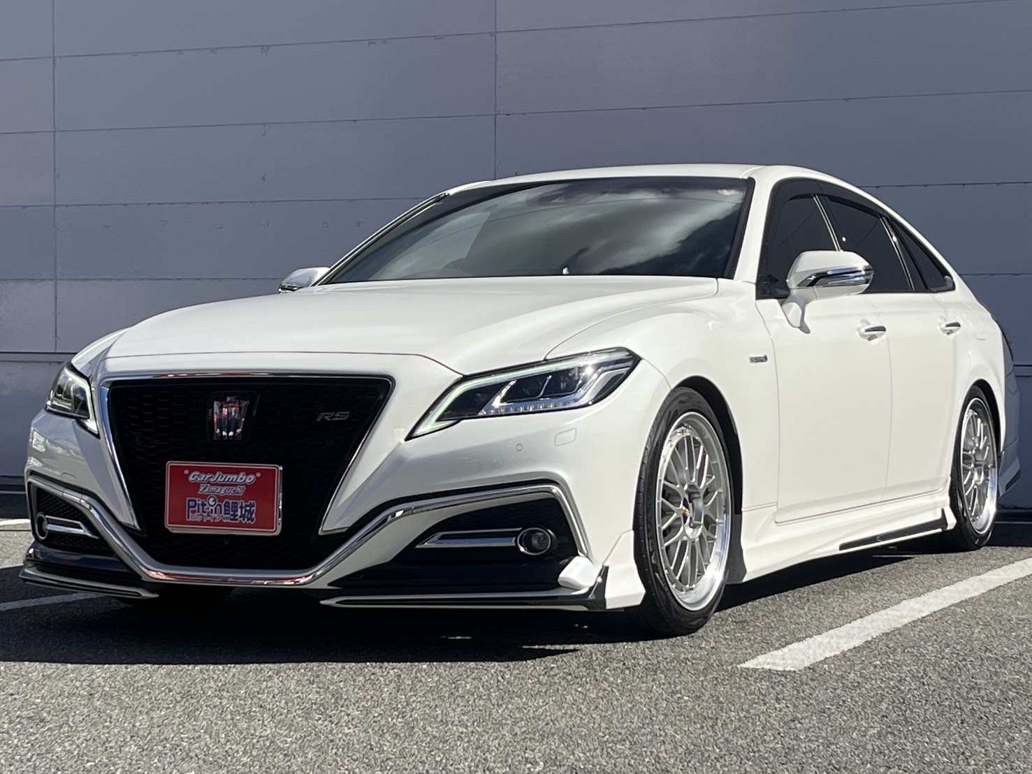 R1年式　トヨタ　クラウンハイブリッド　RSアドバンス　純正ナビ   モデリスタフルエアロ　BBS  LM220　19インチアルミ　HUD　セーフティセンス　【24,460km】　★新入荷★　1042363