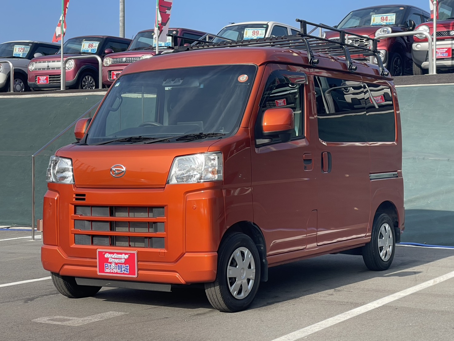 R3年式　ハイゼットカーゴ　クルーズ　社外9インチフローティングナビ　Bluetooth接続　スマートキー　プッシュスタート　【36,040㎞】　25-1630