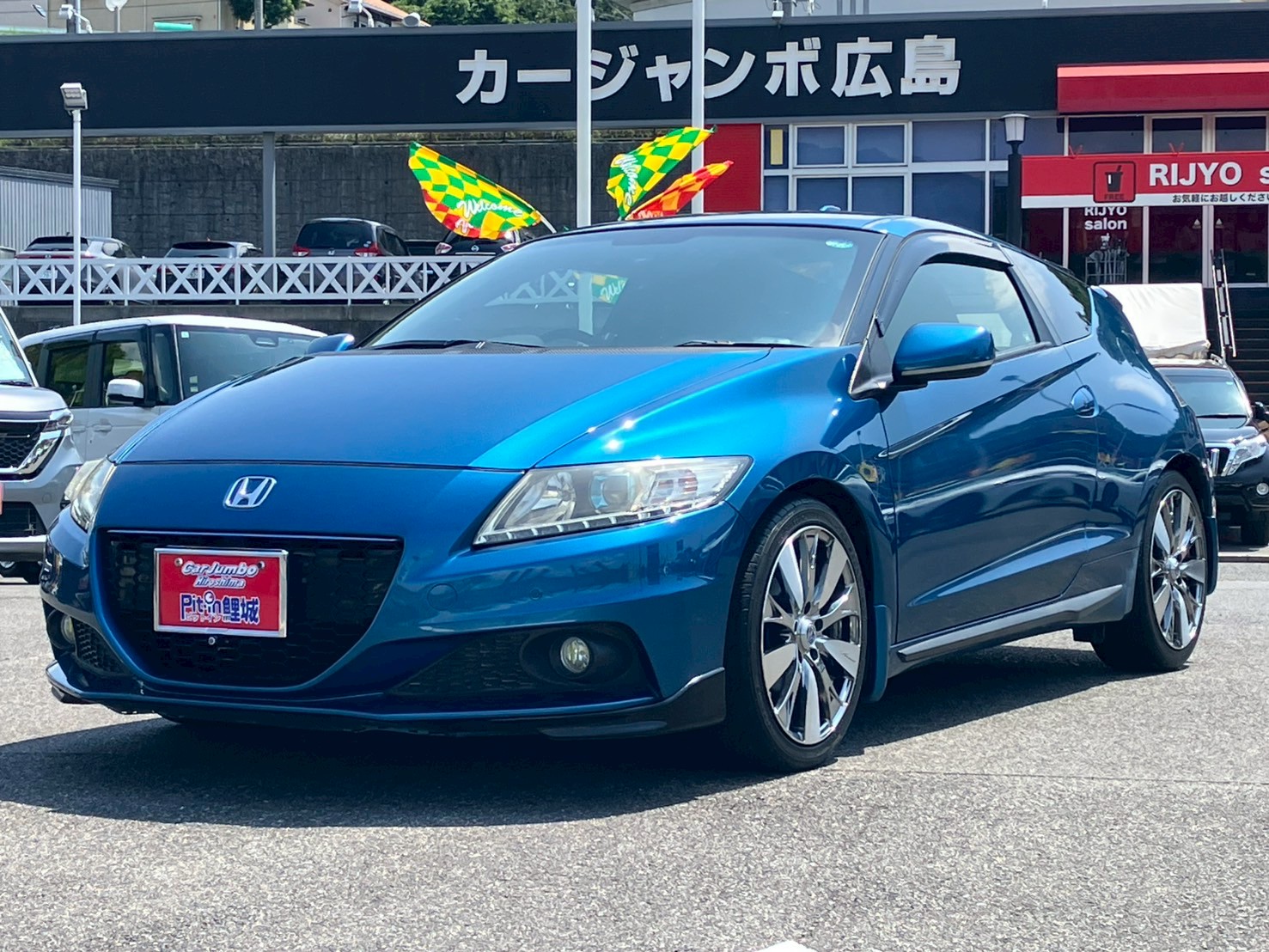 H25年式　ホンダ　CR-Z　アルファ　純正ナビ　社外アルミホイール　柿本マフラー　ローダウン　クルーズコントロール　キーフリー　ETC　シートヒーター　バックカメラ　フルセグTV　オートライト　【1003322】　63.500ｋｍ