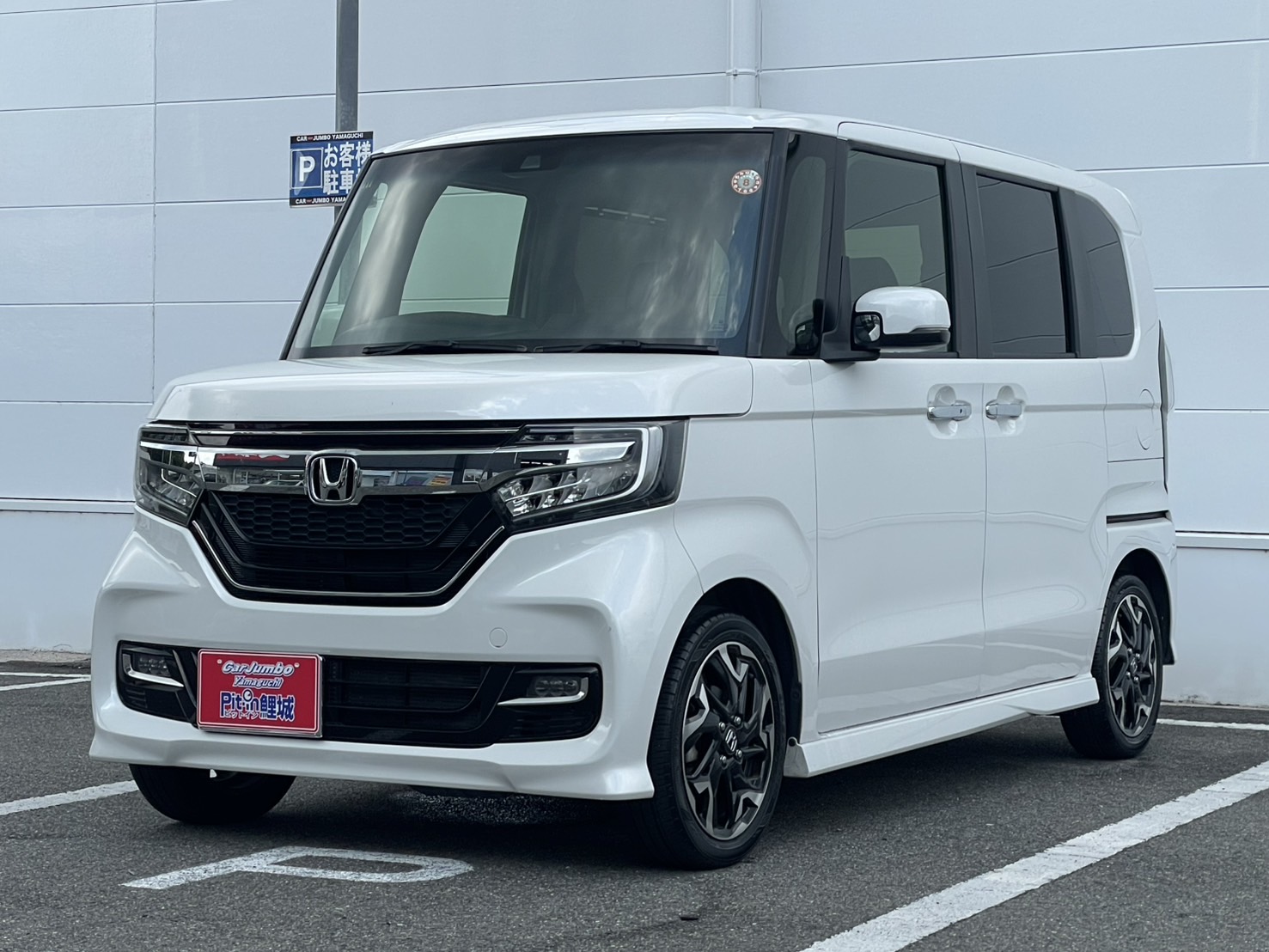 R2年式　N-BOXカスタム　G・Lターボホンダセンシング　純正ナビ　バックモニター　両側電動スライドドア　ビルトインETC　ハーフレザーシート　【51,500㎞】　25-1799