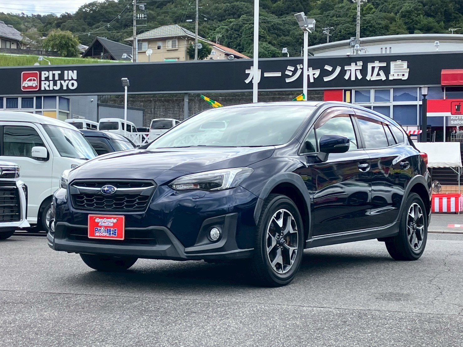 H30年式　スバル　XV　2.0i_Lアイサイト4WD　2000CC　ダイナストーンナビ　純正アルミホイール　バックカメラ　ETC　スペアキー　クルーズコントロール　電動パーキングブレーキ　フルセグTV DVD　【066648】　69.900ｋｍ