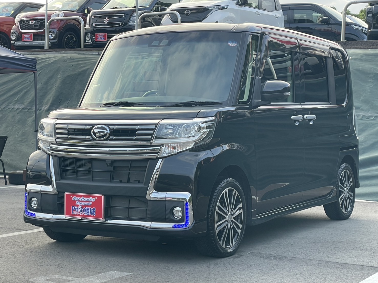 H30年式　タントカスタム　RSトップエディションリミテッドSAⅢ　純正8インチナビ　全方位モニター　両側電動スライドドア　ETC　DIATONESOUND　LEDヘッドライト　スマートキープッシュスタート　【51,380㎞】　25-2002