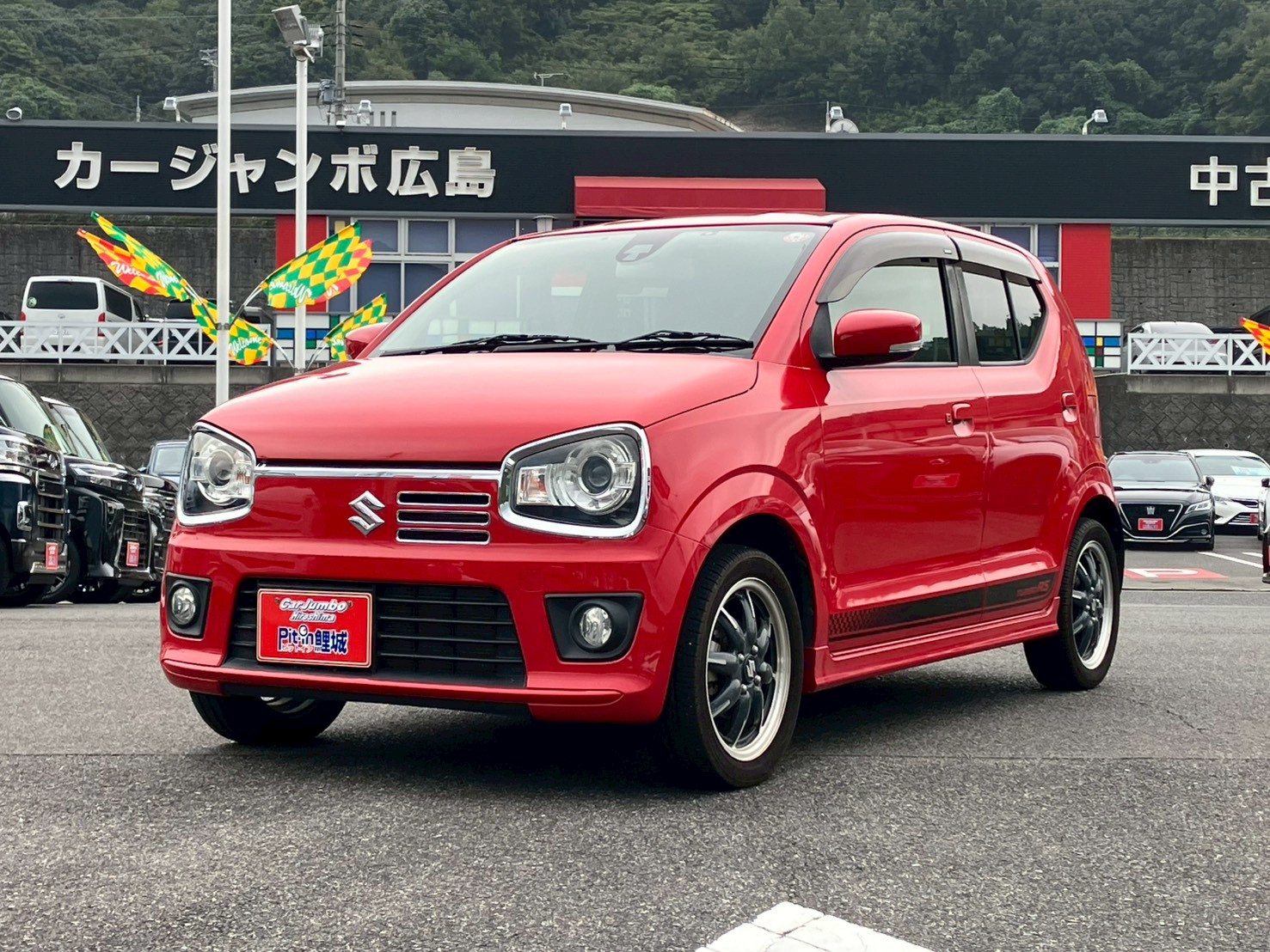 H30年　スズキ　アルトターボRS　ベースグレード　４WD　６６０ｃｃ　レーターブレーキ　純正ナビ　フルセグ　DVD　Bluetooth　バックカメラ　スマートキー　ターボ　オートライト　ドライブレコーダー　【899874】 69.900km