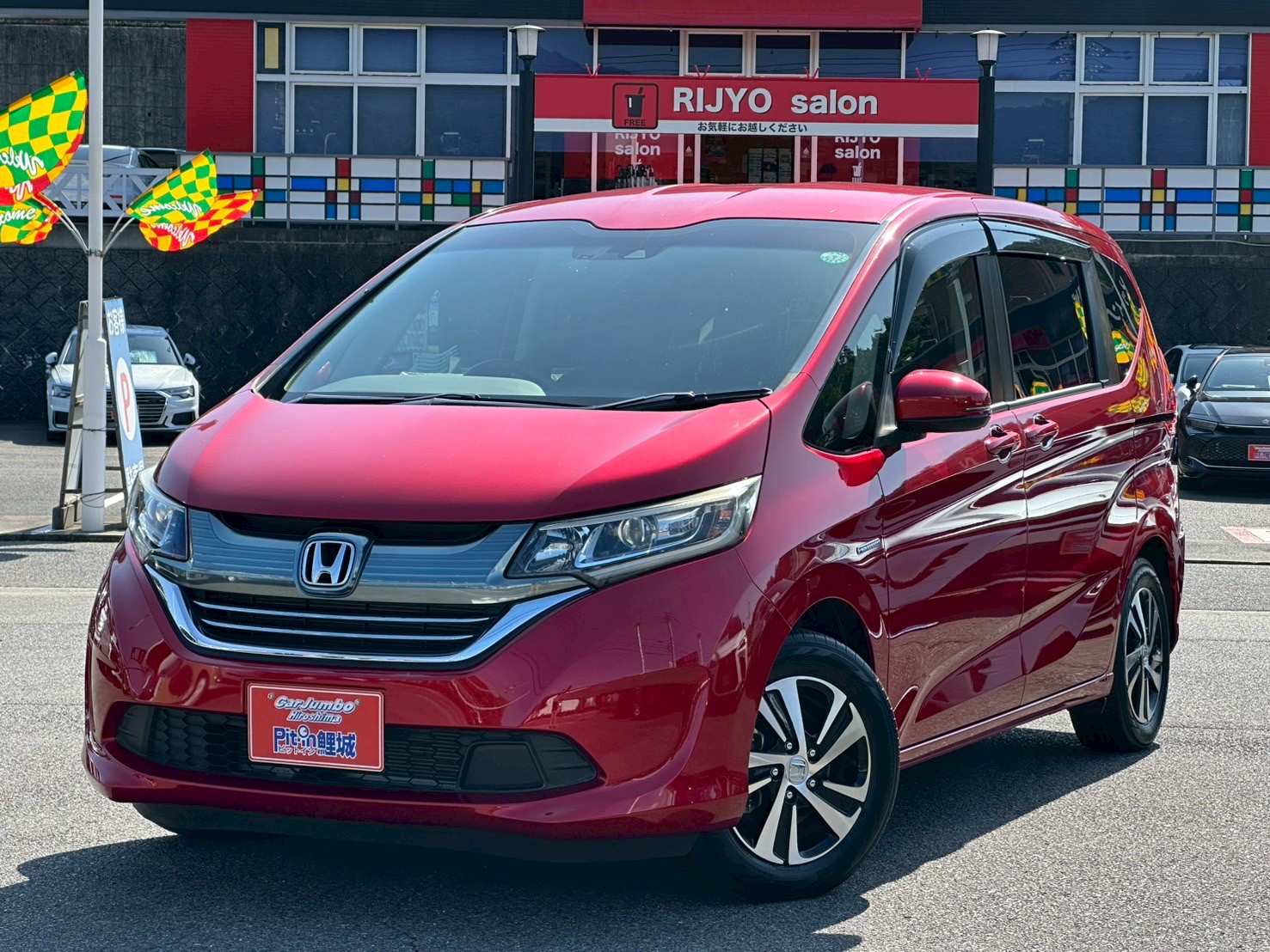 H３０年式　フリードハイブリッド　Gホンダセンシング　CVT　1500CC　NO：1082804　※純正ナビ・バックモニター・Bluetooth・フルセグTV・純正アルミ・ビルトインETC・ABS・LEDヘッドライト・ドライブレコーダー・ホンダセンシング・オートライト・オートエアコン・ISOFIX・キーレスプッシュスタート・スマートキー【246】