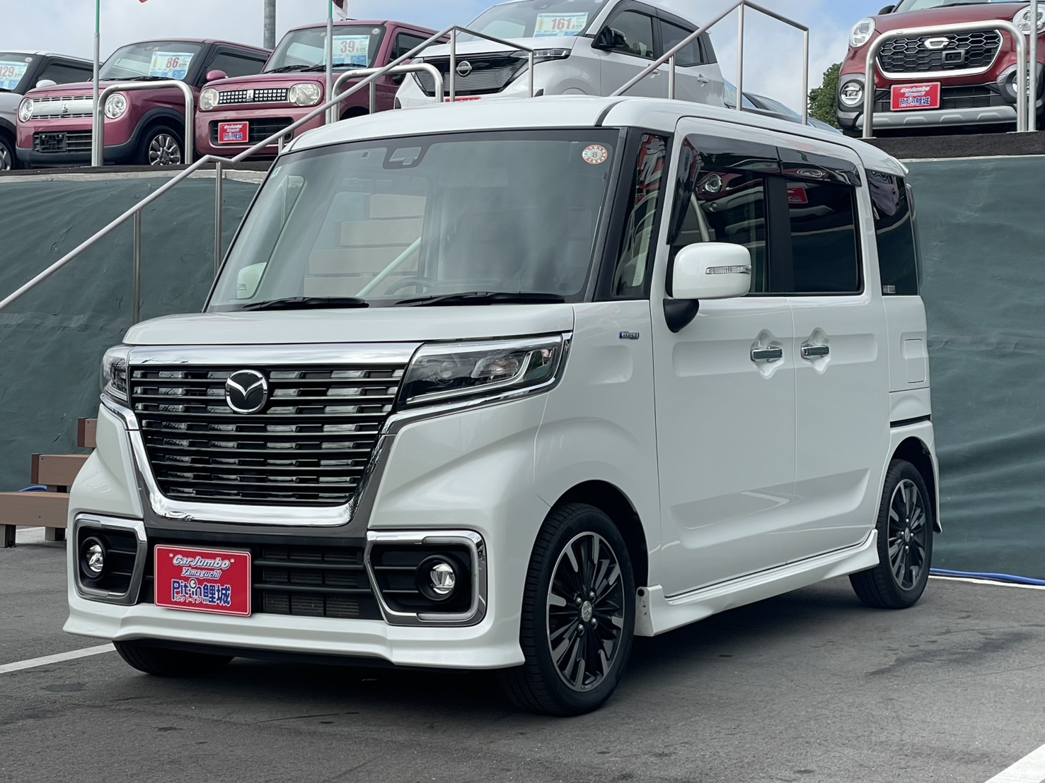 H30年式　フレアワゴン　カスタムスタイルハイブリッドXS　スズキセーフティサポート　★車検満タン★　LEDヘッドライト＆フォグ　社外ナビ　TV　両側電動スライドドア　アイドリングストップ　【79,270㎞】　25-2225