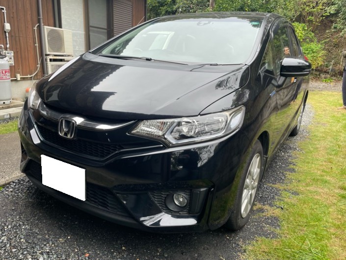 H27年式 フィットハイブリッド Lパッケージ 純正ナビ バックモニター ビルトインETC スマートキープッシュスタート ハーフレザーシート モデューロアルミ 【41,000㎞】 25-2432