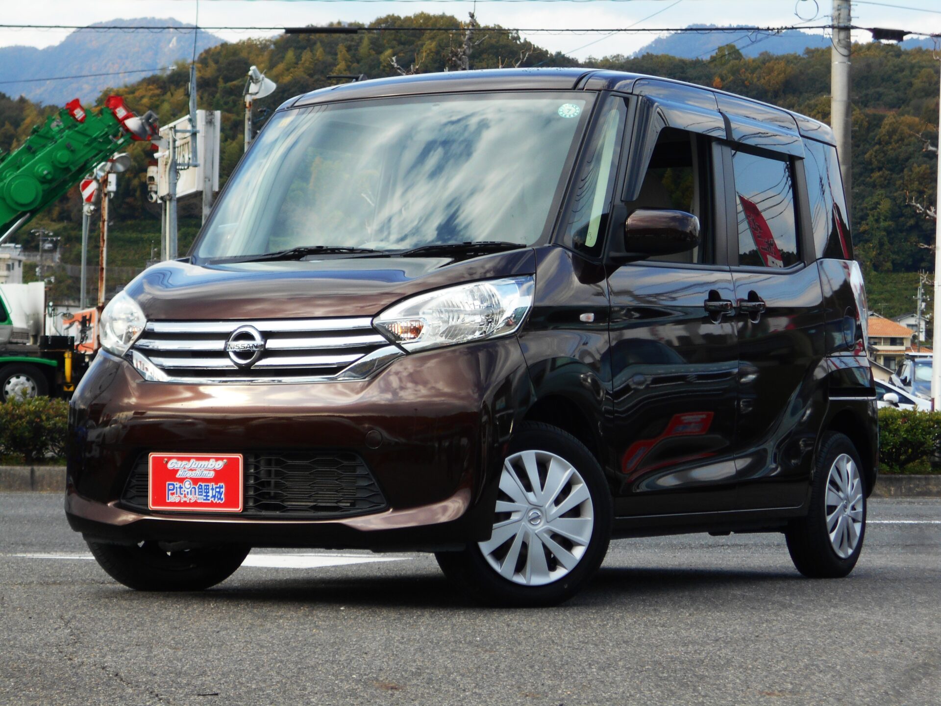 H２８　デイズルークス　タイプＳ　両面スライド　走行71000ｋｍ（0259593）　社外ＣＤ　エアコン　パワステ　ＥＴＣ　キーレス 人気のブラウンメタ