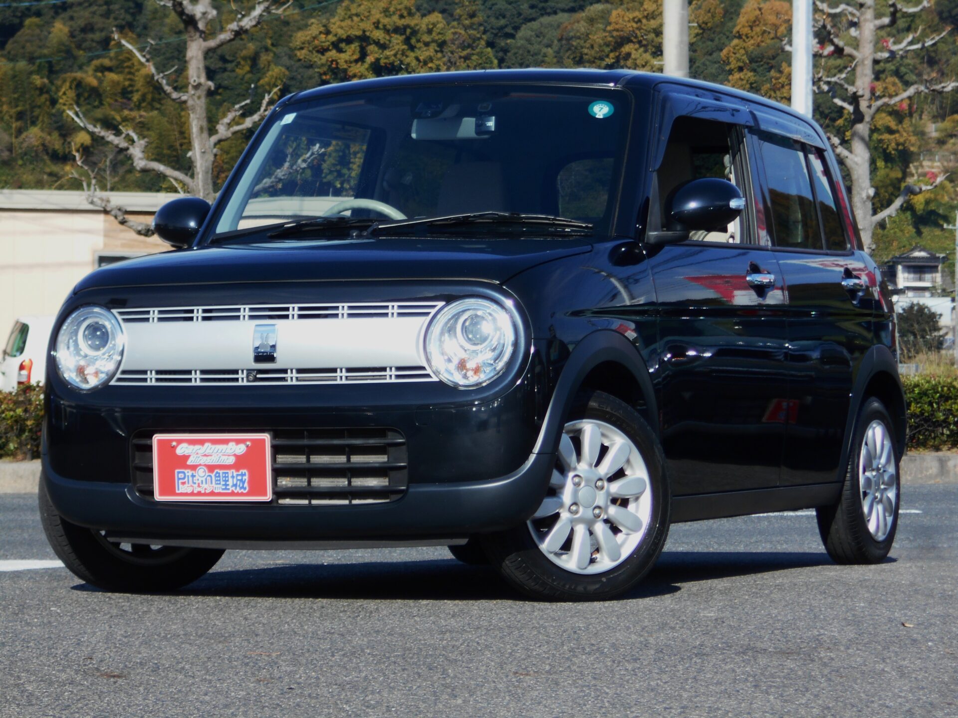 Ｈ３０　アルトラパン　タイプＸ（175339）走行４６０００ｋｍ　全方位モニター　ナビ地ＴＶ　オートライト　ドラレコ　シートヒーター　純正アルミ　ＬＥＤライト　ＰＵＳＨキーレス　ＰＵＳＨキーレス