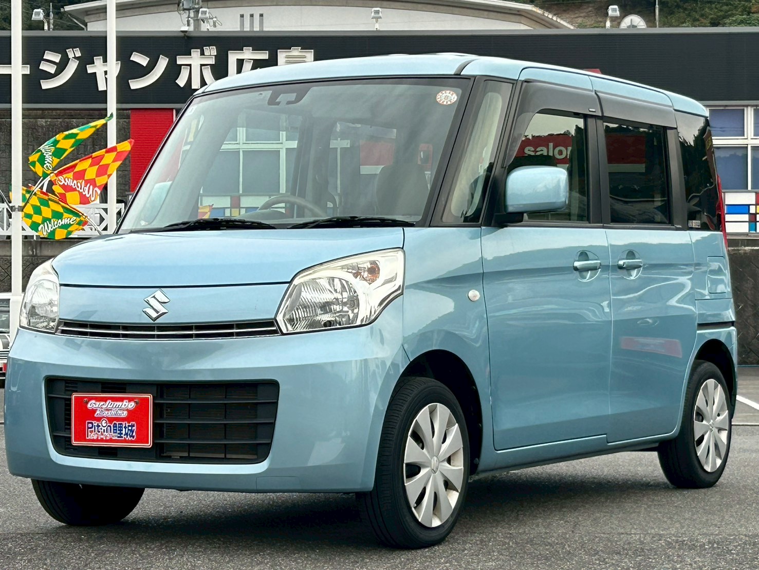 H26 スズキ スペーシア X 純正ナビ バックカメラ ワンセグテレビ Bluetoothオーディオ ETC 電動格納ドアミラー 両側電動スライドドア 衝突軽減装置 アイドリングストップ 横滑り防止装置 ステアリングリモコン ベンチシート【249】【179342】