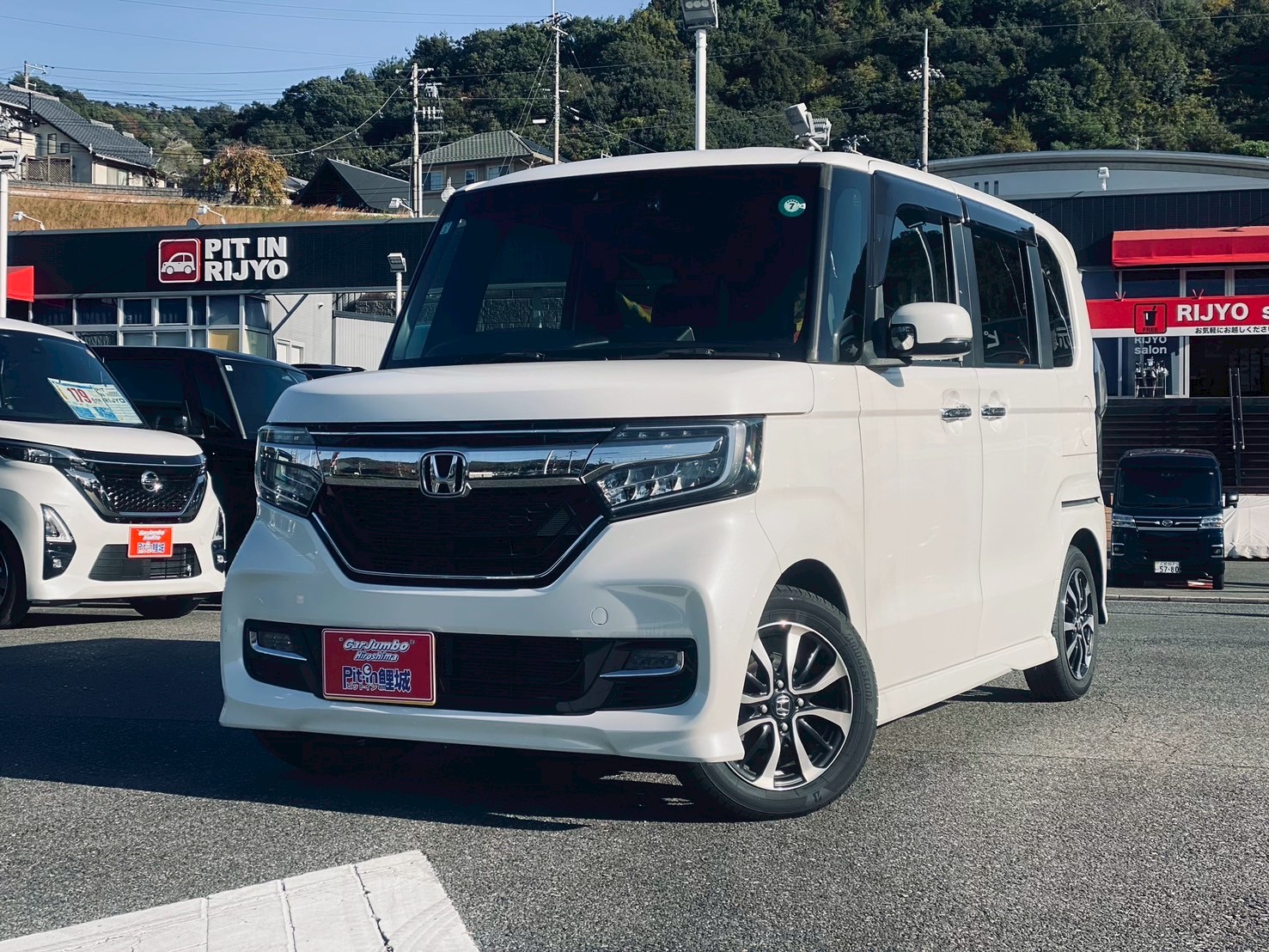 H31年式　ホンダ　N-BOXカスタム　G・Lホンダセンシング　禁煙車　純正７インチナビ　テレビ　バックカメラ　ワンオーナー　ホンダセンシング　レーダークルーズ　両側電動スライドドア　ドライブレコーダー　ビルトインＥＴＣ　Ｂｌｕｅｔｏｏｔｈオーディオ【234】【1227065】