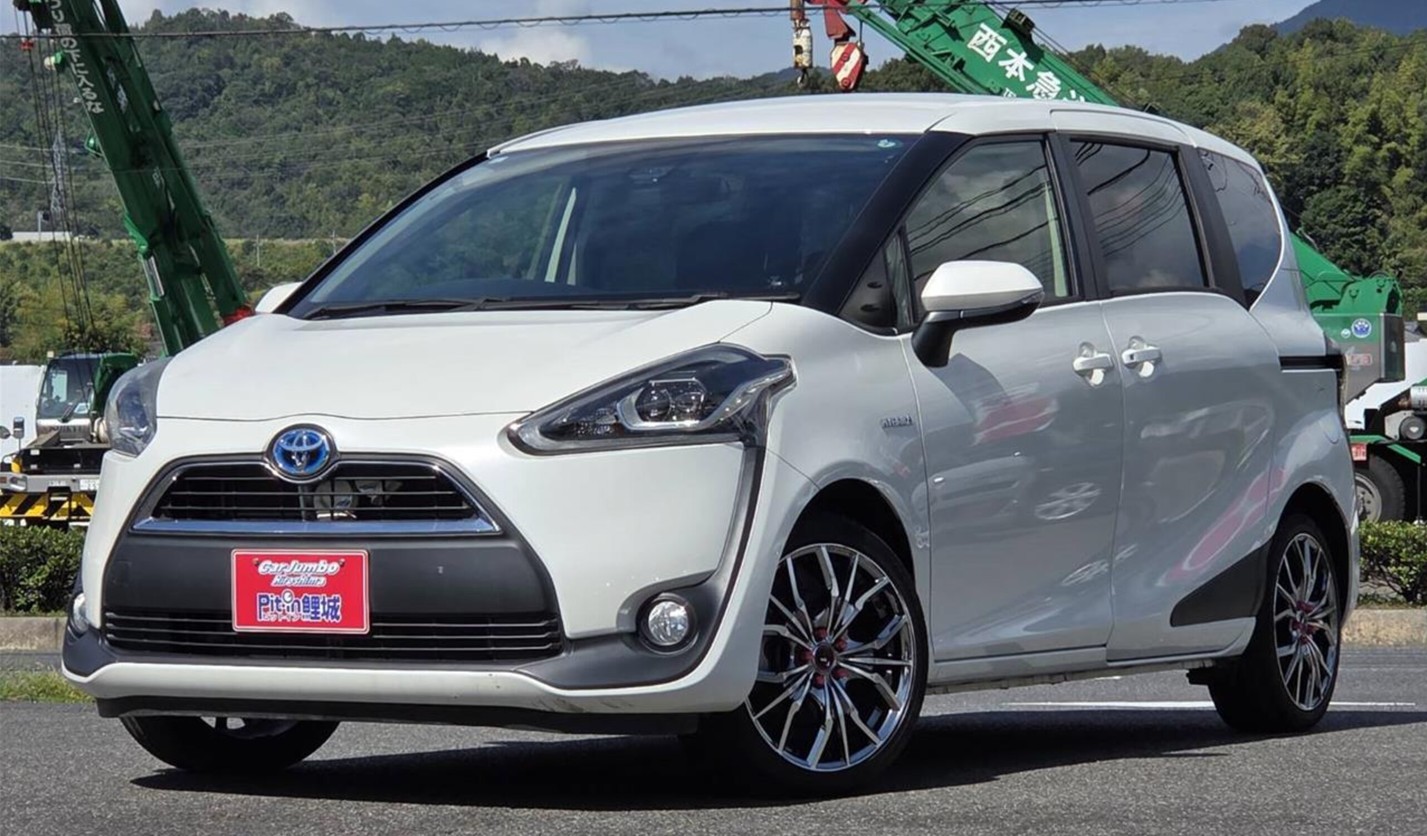 H27年式　シエンタHV　ハイブリッドG　純正ナビ　TV　Bluetooth接続　バックカメラ　両側電動スライドドア　社外ホイール　【30,500㎞】　25-1982