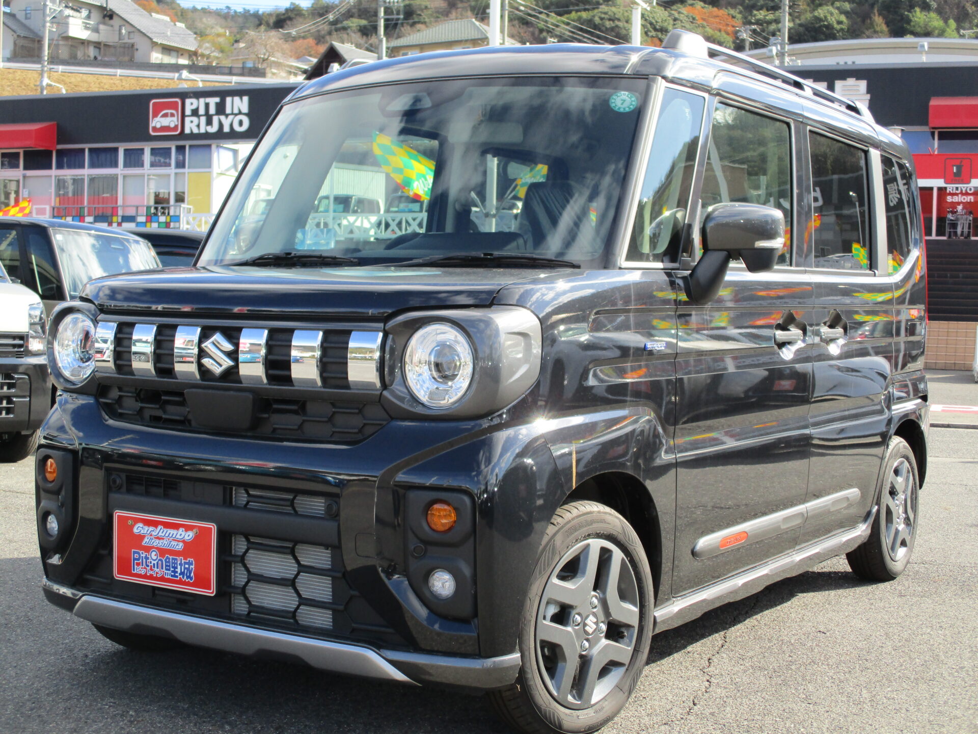 R６y　スズキ　スペーシアギア　ハイブリッド　XZ　両側Ｐスライドドア　クリアランスソナー　ルーフレール　ヘッドアップディスプレイ　両席シートヒーター　ハンドルヒーター　ＬＥＤライト　クルーズコントロール　レーダーブレーキ　オーディオレス【188】222993