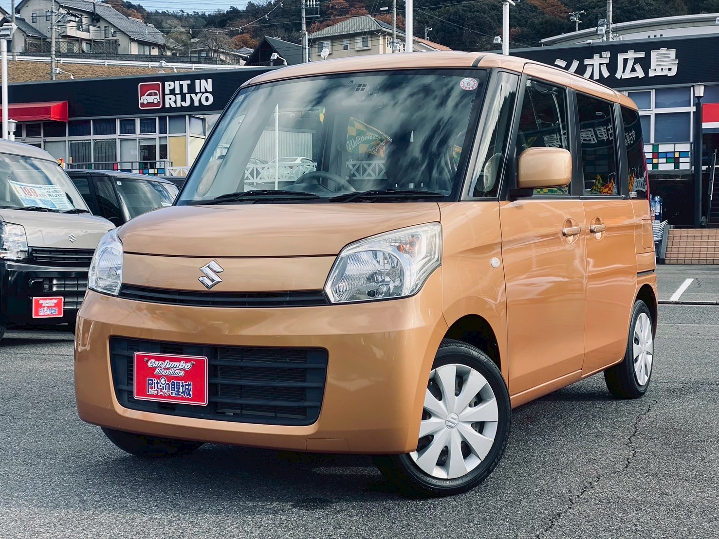 H26年式　スズキ　スペーシア　X CVT　ワンオーナー／ＫＥＮＷＯＯＤ８インチナビ／フルセグＴＶ／両側電動スライドドア／バックカメラ／Ｂｌｕｅｔｏｏｔｈオーディオ／ドラレコ／ＥＴＣ／オートエアコン【234】【221298】