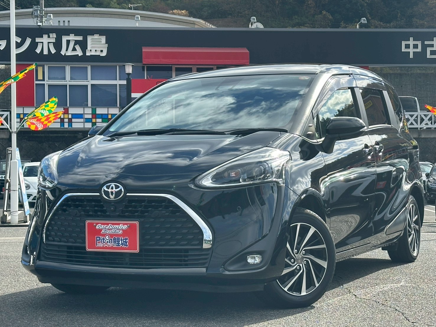 R2年式 トヨタ シエンタ Gセーフティーエディション AT 1500CC NO:7249332※両側電動スライイドドア・LEDヘッドライト・LEDフォグライト・社外アルミ・オートライト・オートエアコン・ミラーウィンカー・シートリフター・シートヒーター・ステアリングヒーター・ビルトインETC・トヨタセーフティーセンス・Bluetooth・純正ナビ・全方位モニター【246】