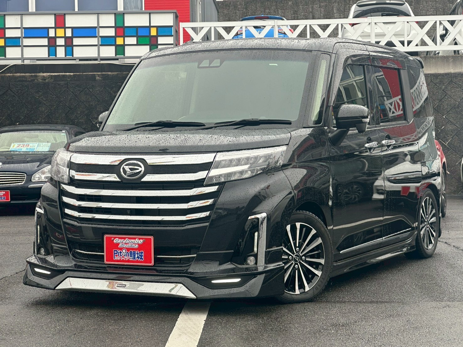 R4/12　トールカスタム　カスタムGターボ　モデリスタエアロ　アルパインデカナビ　後席モニター　パノラミックビューモニター　純正ドライブレコーダー