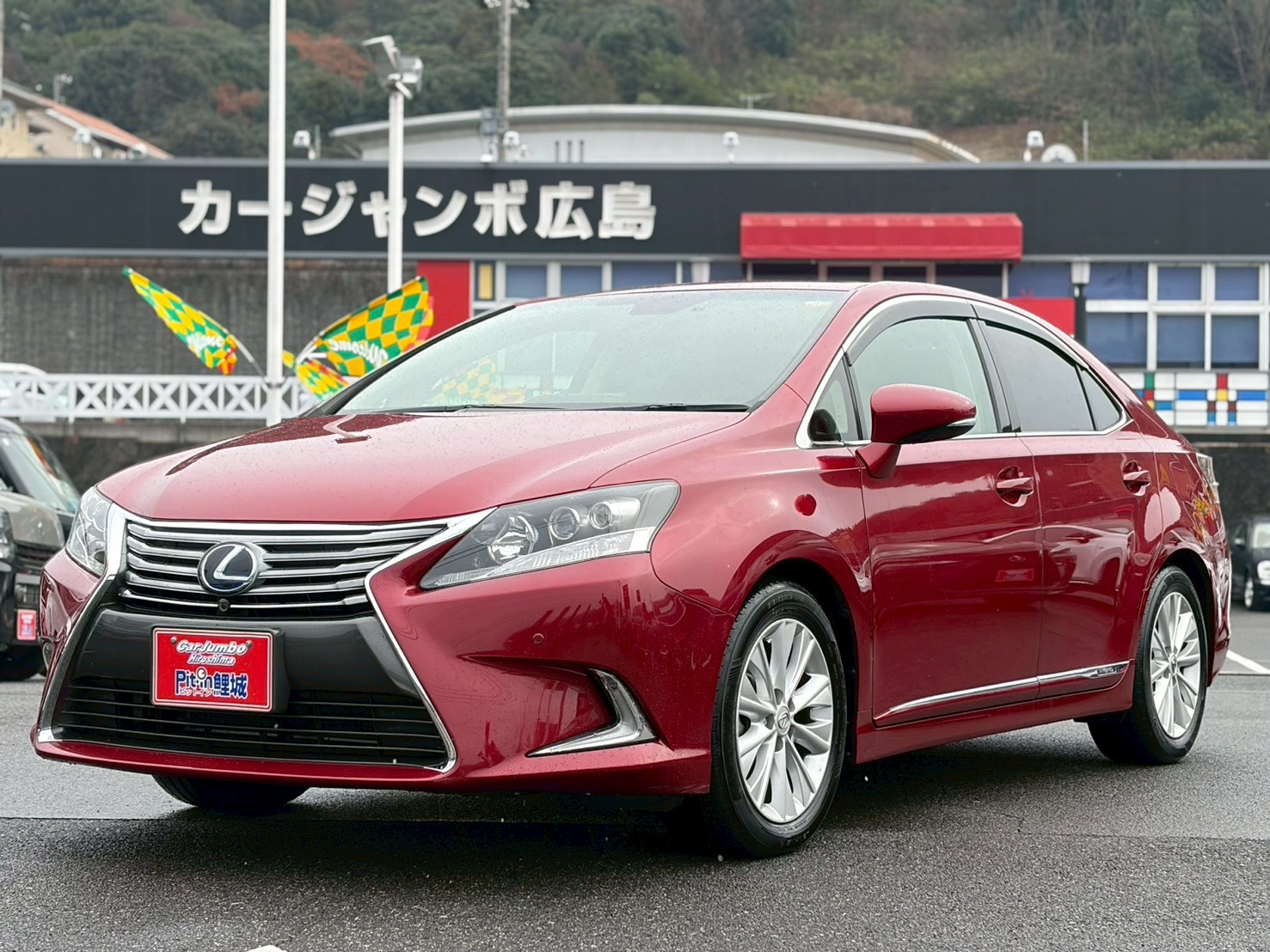 H27　レクサス　HS　250ｈバージョンＬ　純正ナビ　バックカメラ　Bluetooth　ETC　サンルーフ　ヘッドアップディスプレイ　レーダークルースコントロール　前左右シートヒーター　パワーシート　前ドライブレコーダー　純正17インチアルミホイール【249】【2066480】