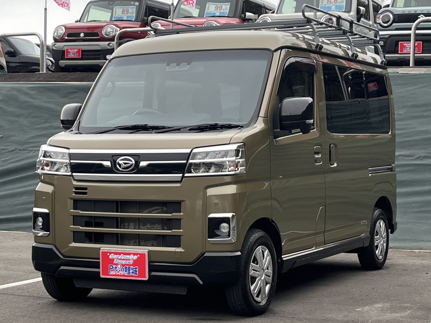 R5年式　ダイハツ　アトレー　RSターボ4WD　ディスプレィオーディオ　バックカメラ　両側パワースライドドア　LEDヘッドライト　ルーフキャリア　クルーズコントロール　【47,400km】　★新入荷★25-2612