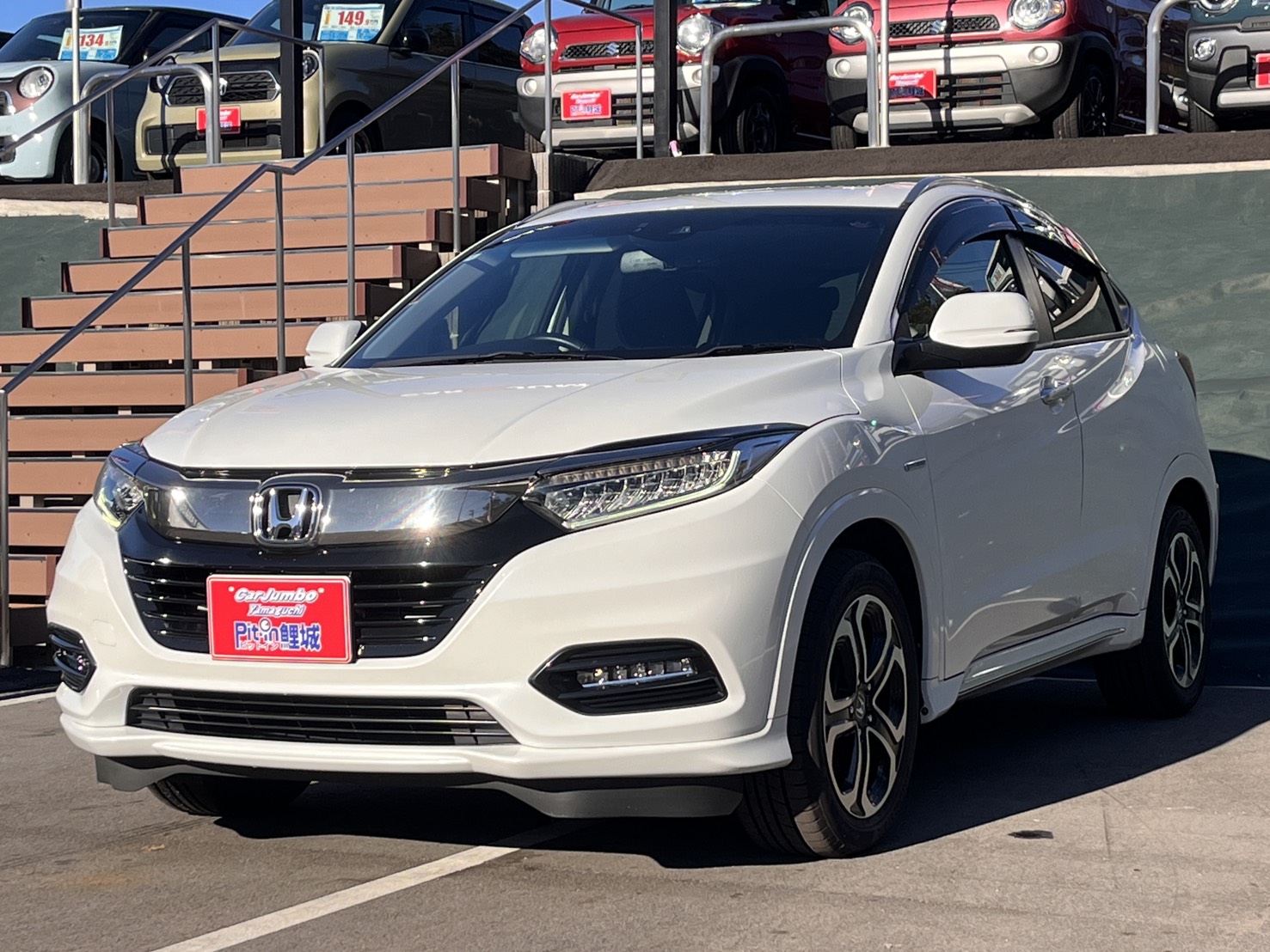 R2年式　ホンダ　ヴェゼルハイブリッド　Zホンダセンシング　ワンオーナー　純正ナビ　ハーフレザー　バックカメラ　ビルトインETC　クルーズコントロール　LEDヘッドライト　【68,200㎞】　1367061