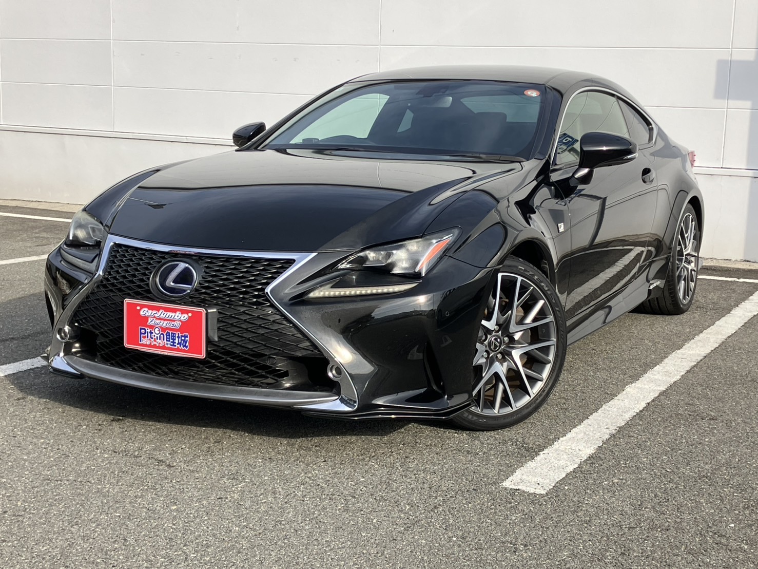 H26年式　レクサス　RCハイブリッド　RC300h_Fスポーツ　純正ナビ　黒レザーシート　TRDマフラー　LEDヘッドライト　純正アルミ　【153,200km】　HVバッテリー交換！　★買取車★　【153,170㎞】　25-2523