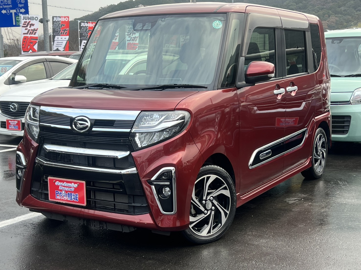 R3年式　ダイハツ　タントカスタム　カスタムRSターボ　スタイルセレクション　8インチ純正ナビTV　両側電動スライドドア　バックカメラ　シートヒーター　LEDヘッドライト　【14,800km】　★新入荷★　1090105