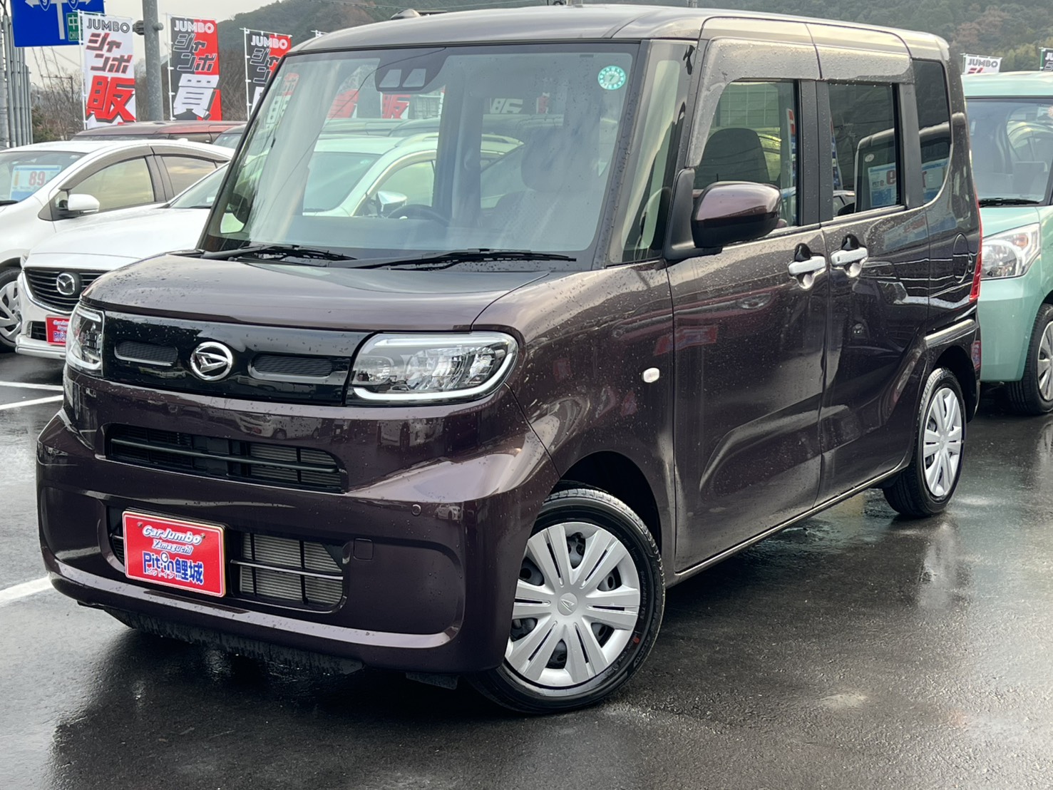 R6年式　ダイハツ　タント　X　スマートアシスト装着車　LEDヘッドライト　左側パワースライドドア　電子パーキング　スマートキー＆プッシュスタート　LEDフォグ　シートヒーター　ミラクルOPENドア！　【2,300km】　★新入荷★　0421198