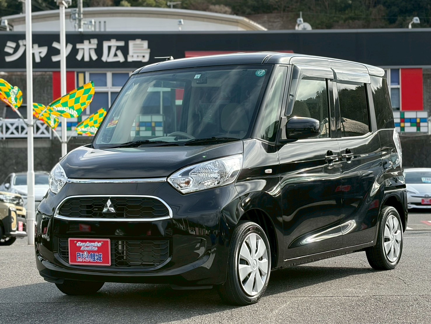 H31年 ミツビシ ekスペース M キーレスキー 電動格納ドアミラー アイドリングストップ ベンチシート ISOFIX 社外ナビ ワンセグテレビ バックカメラ CD再生 横滑り防止装置 ETC 運転席シートヒーター フロントドライブレコーダー【249】【0408257】