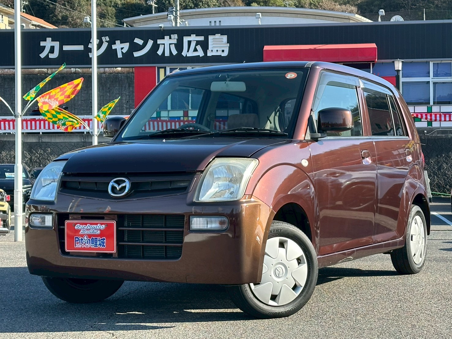 H２１年式　マツダ　キャロル　GⅡ　AT　660CC　NO：608872　※デュアルエアバッグ・ABS・プライバシーガラス・電格ミラー・ヘッドライトレベライザー・キーレス・CDデッキ【246】