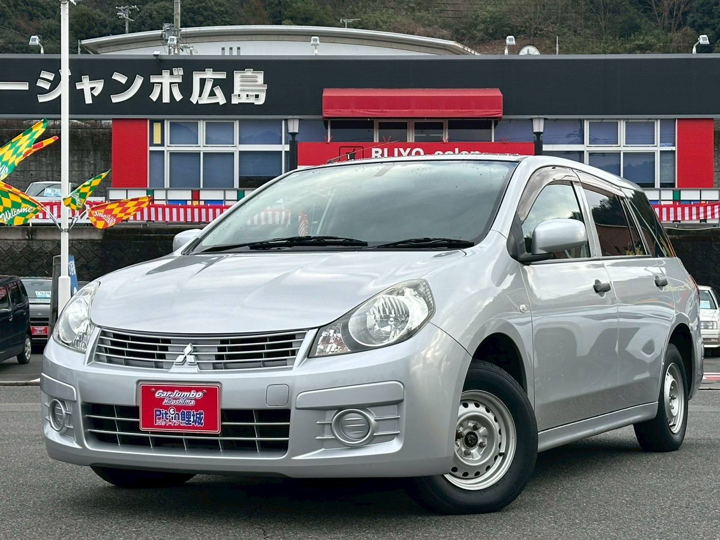 H２７年式　三菱ランサーカーゴ　AT　1500CC　NO：617049※デュアルエアバッグ・ABS・社外ナビ・フルセグTV・ETC・社外HIDヘッドライト・電格ミラー・ヘッドライトレベライザー【246】