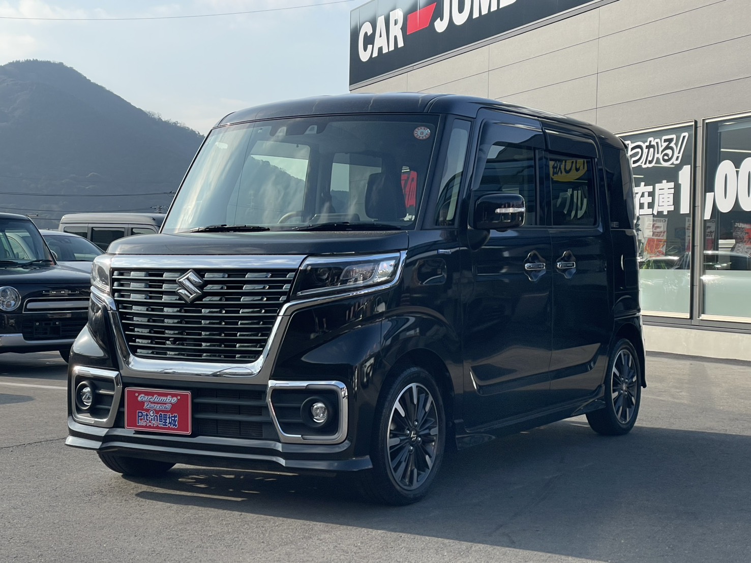 【朝田店展示】R3年式　スズキ　スペーシアカスタム　ハイブリッドXSターボ　純正8インチナビ　フルセグTV　全方位カメラ　LEDヘッドライト　ETC　両側電動スライドドア　【79,010㎞】　938658