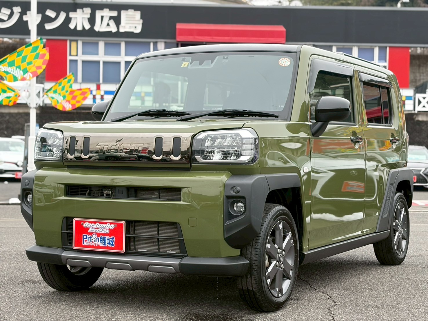 R5 ダイハツ タフト Gターボダーククロムベンチャー 電動格納ドアミラー 純正ナビ バックカメラ フルセグテレビ Bluetooth フロントドライブレコーダー フロント左右シートヒーター オートエアコン ガラスルーフ ETC LEDヘッドライト 【0135976】【249】