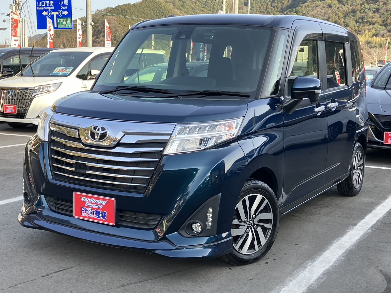 H30年式 トヨタ ルーミーカスタム GS 純正ナビ バックカメラ スマートアシスト 両側パワースライドドア スマートキー LEDヘッドライト 【54,100km】 26-0327