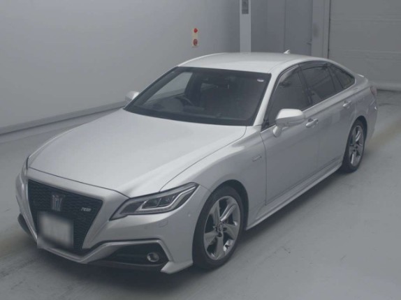 H30年式　トヨタ　クラウンHV　RSアドバンスハイブリッド　純正ナビ　フルセグTV　パワーシート　シートヒーター　ETC　ヘッドアップディスプレイ　【47,000㎞】　1017714