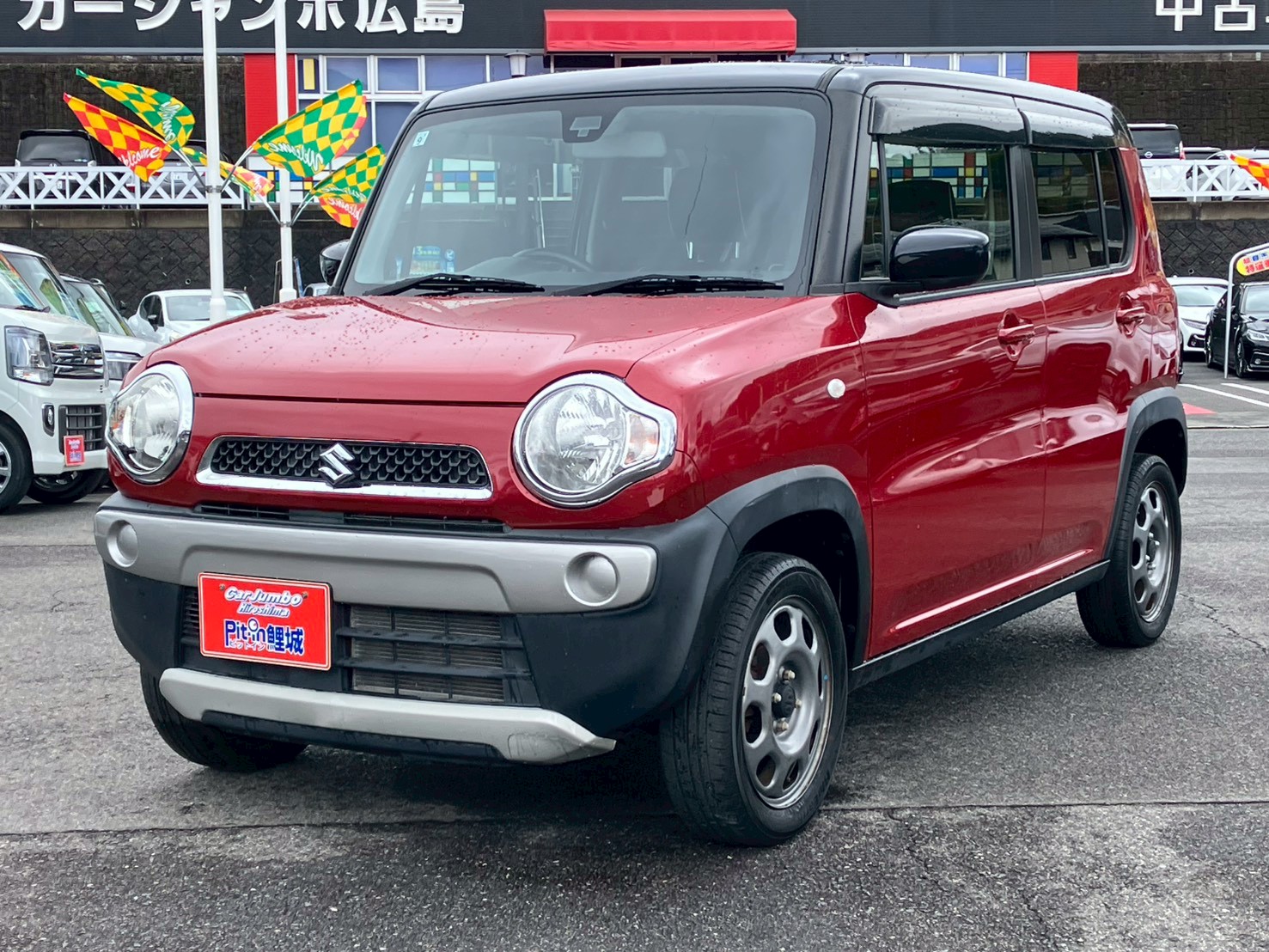 H29年式 スズキ ハスラー G 660cc デュアルカメラブレーキサポート スマートキー プッシュスタート シートヒーター オートエアコン アイドリングストップ ツートンカラー 【27195】 235