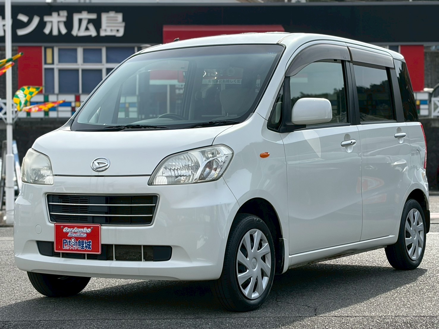 H２３　ダイハツ　タントエグゼ　X　電動格納ドアミラー　スマートキー　ETC　純正オーディオ　CD再生　純正14インチスチールホイール【249】【0056729】